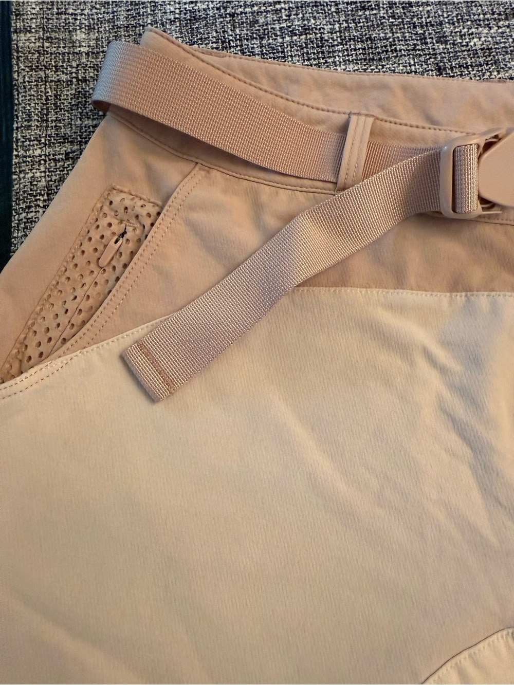 Outdoor Voices Colorblock Shorts in Pink - Picture 2 of 7